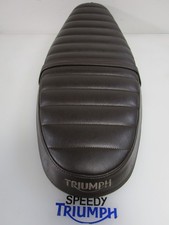 TRIUMPH BONNEVILLE T120 T100 SPEED TWIN STREET TWIN SCRAMBER BROWN  BENCE SEAT