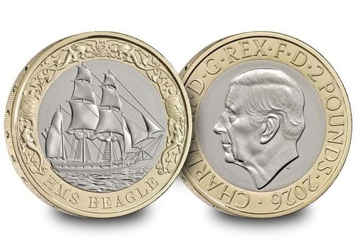 2026 hms beagle coin two - 2026,