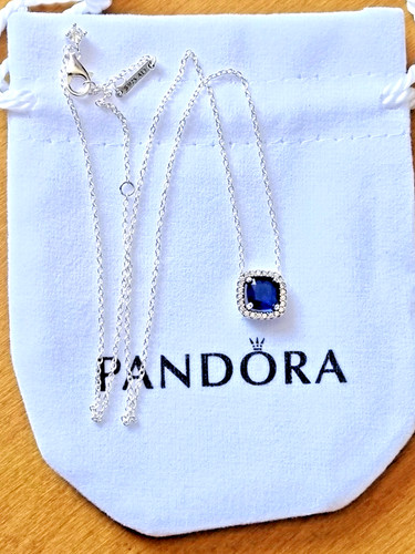 Pandora sparkling square blue - pandora,
