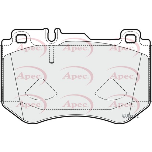 Brake pads set for mercedes - brake,