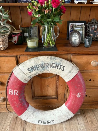Vintage nautical life ring - life,