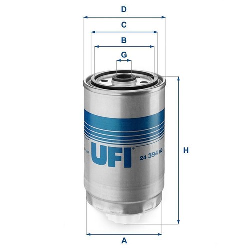 Ufi fuel filter insert 157mm - ufi,