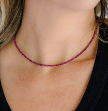 Natural Ruby Choker Necklace