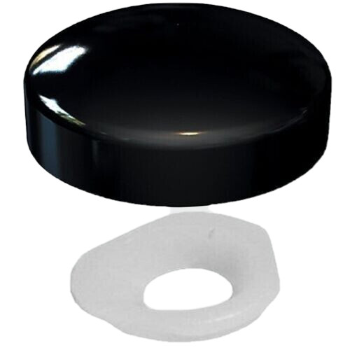 Plastic screw cover black - cover,