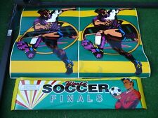 ELECTROCOIN ARCADE MACHINE FOOTBALL SIDEART & MARQUEE ORIGINAL NOS RETRO COIN-OP