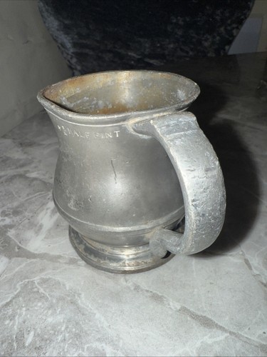 Pewter half pint - half, tankard