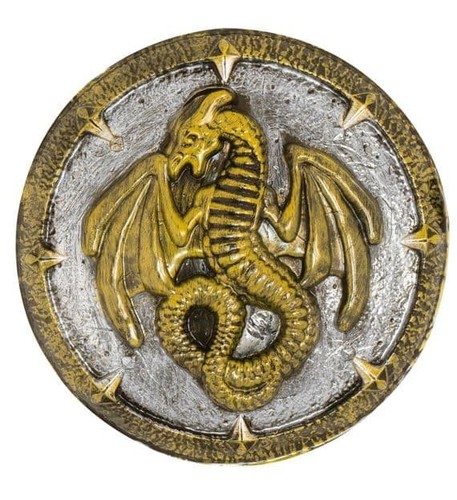 Dragon shield with handles - dragon,