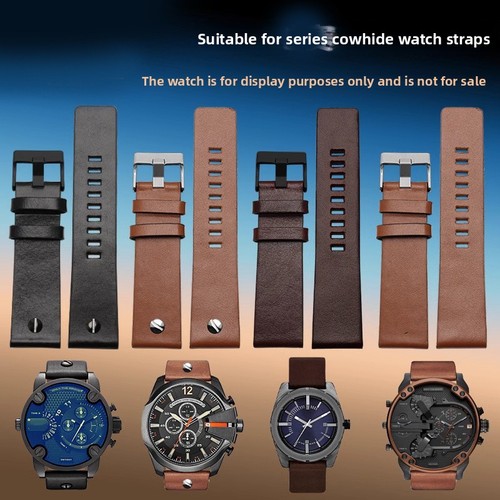 Genuine leather watch - leather,