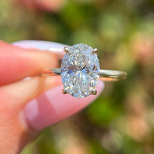 2.50 Carat Oval Cut Lab Grown