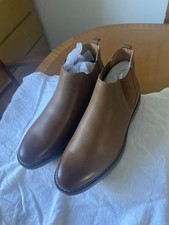Mens Chelsea Boots Brown Size 7 Brand New