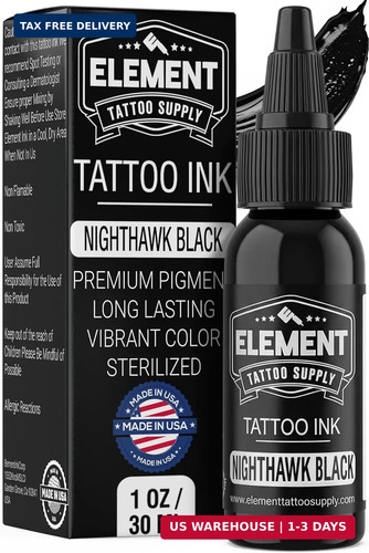 Element nighthawk black tattoo - element,