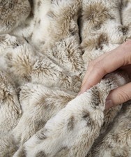 Pack of 2 Faux-fur Throws 