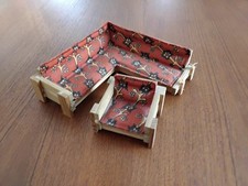 Lundby Corner Pinewood Couch &