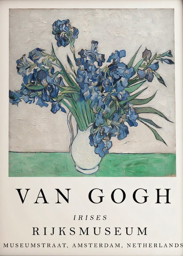 Large size van gogh irises - van,