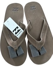 Billabong All Day Leather Chocolate Flip flops-CLEARANCE RRP £42 NOW £25