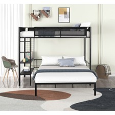 Metal Twin Over Full Bunk Bed