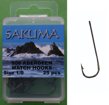 Sakuma 506 Aberdeen Match Sea Fishing Hooks - Box of 25