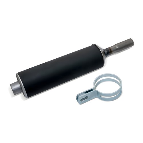 Polini black muffler - polini,