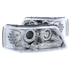 VW Transporter T5 2003-2010 Chrome DRL Projector Headlights LED Indicators