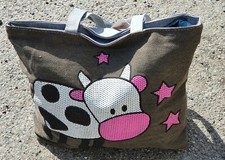 Cartoon Cow Print Reusable