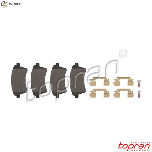 Brake pad set - set, disc