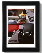 Ayrton senna signed autograph - ayrton,