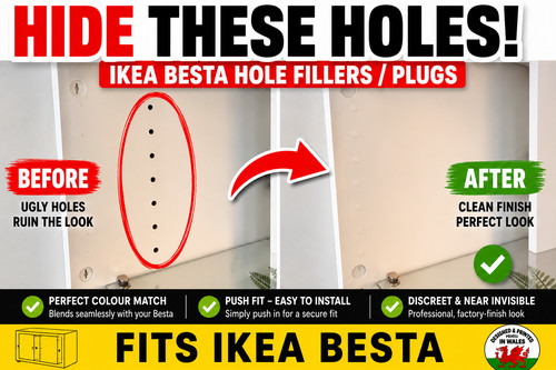 Ikea besta cupboard hole - ikea,