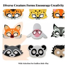 Cartoon Creature Half-Mask