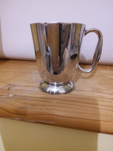 Elkington silver plate pint - elkington,
