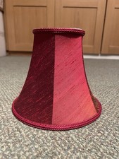 Red Fabric Bell Silk Lampshade