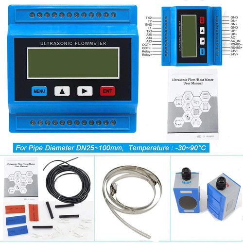 Fixed ultrasonic flow meter - flow,