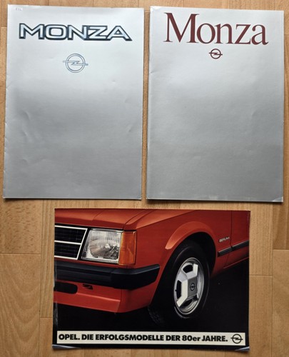 Opel monza 1980s brochure - monza,