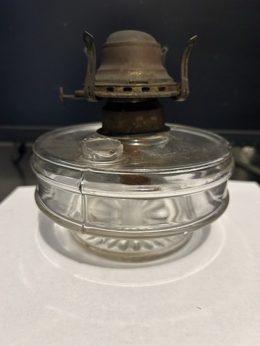 Antique hanging oil lamp cast - hanging,