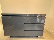 Sideboard High Gloss Home Furniture Storage Drawer Hallway Storage Side Cabinet