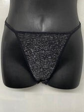 Ladies Silver Speckled Tangas