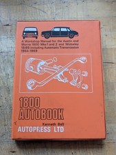 Austin Morris 1800 & Wolseley 18/85 (1964-1969) Autopress Workshop Manual