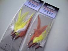 2 x Coloured Cod Feather