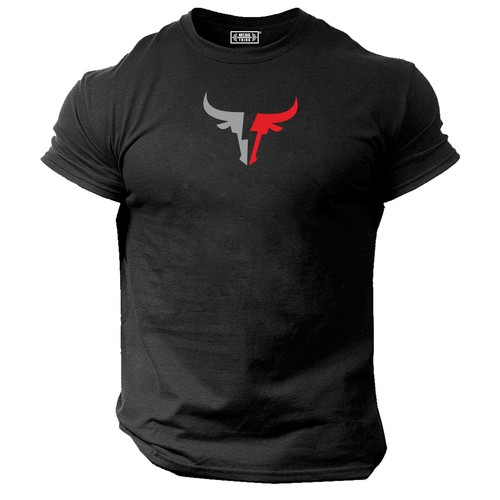Bull head shirt gym clothing - t,