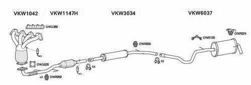 Euroflo exhaust system for - system,
