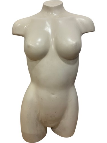 White female torso lingerie - white,