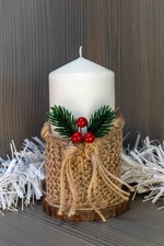 Homemade Festive Candles. All