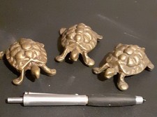 3 Vintage Small Brass