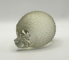 Vintage frosted art - frosted, glass