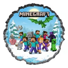 Minecraft Wall Sticker 63 cm