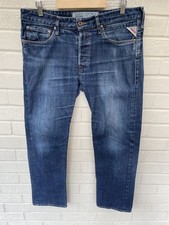 Replay Jeans Waitom Mens Blue