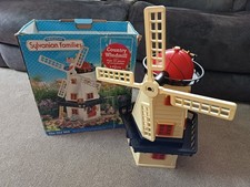 Sylvanian Families The Old Mill Windmill Vintage & Box (No Accessories)