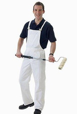 Work Safe White Cotton Bib &