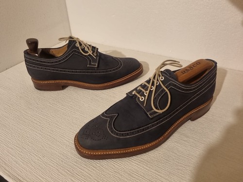 Grenson sid blue - sid, nubuck/white