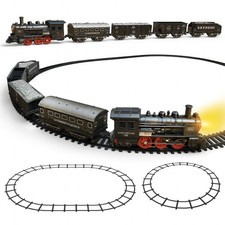 19 PCs Kids Toy Train Set