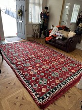 TURKISH KILIM RUG (MAJLIS RED 